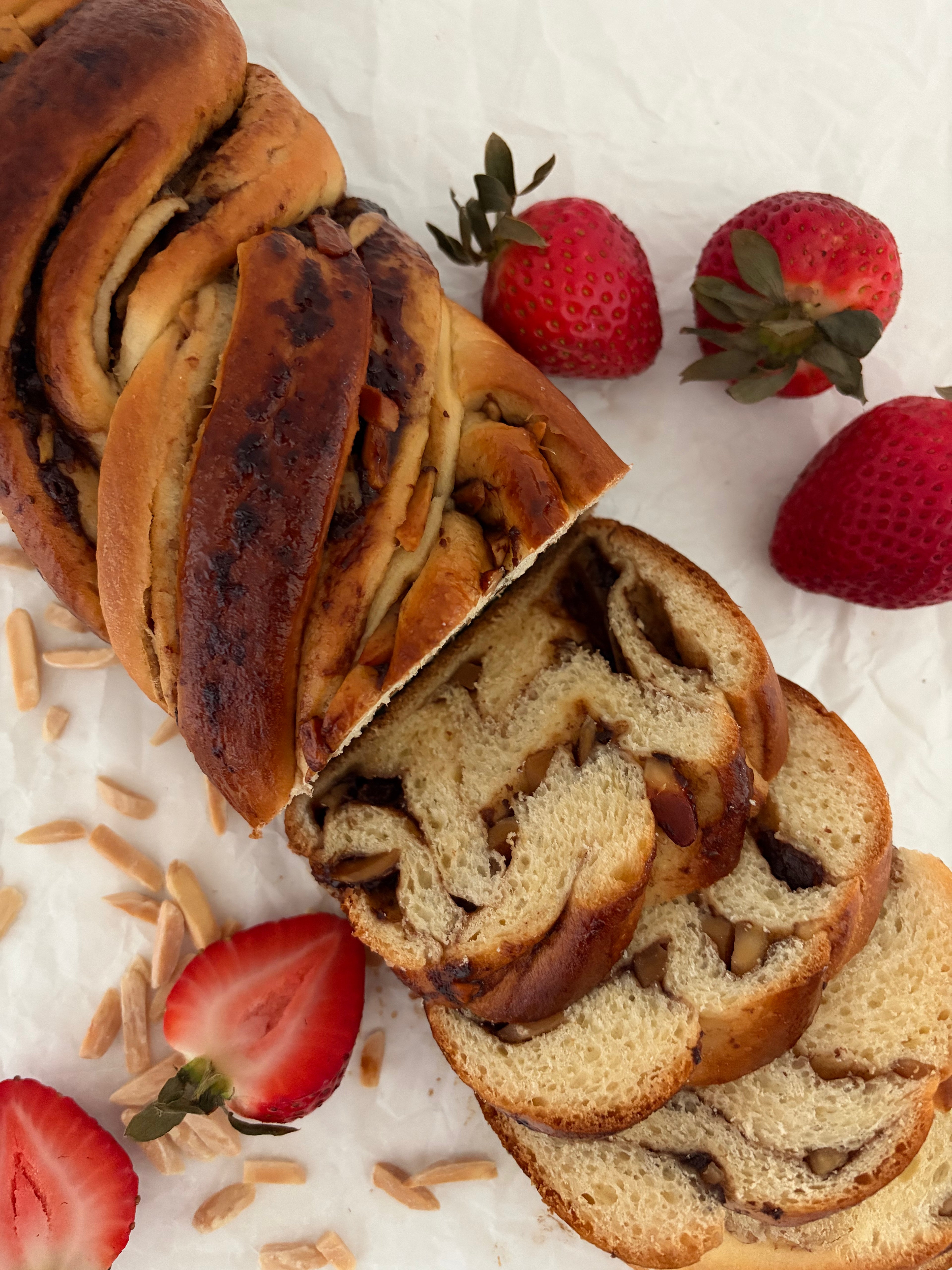 Seasonal Jam Almond Babka